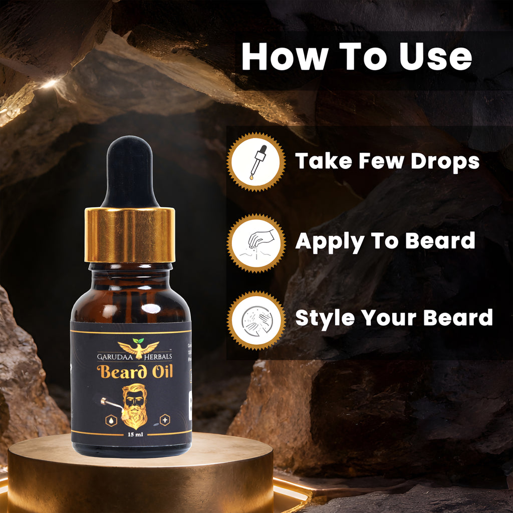 Herbal Beard Oil – Beard Nourishment & Growth Support