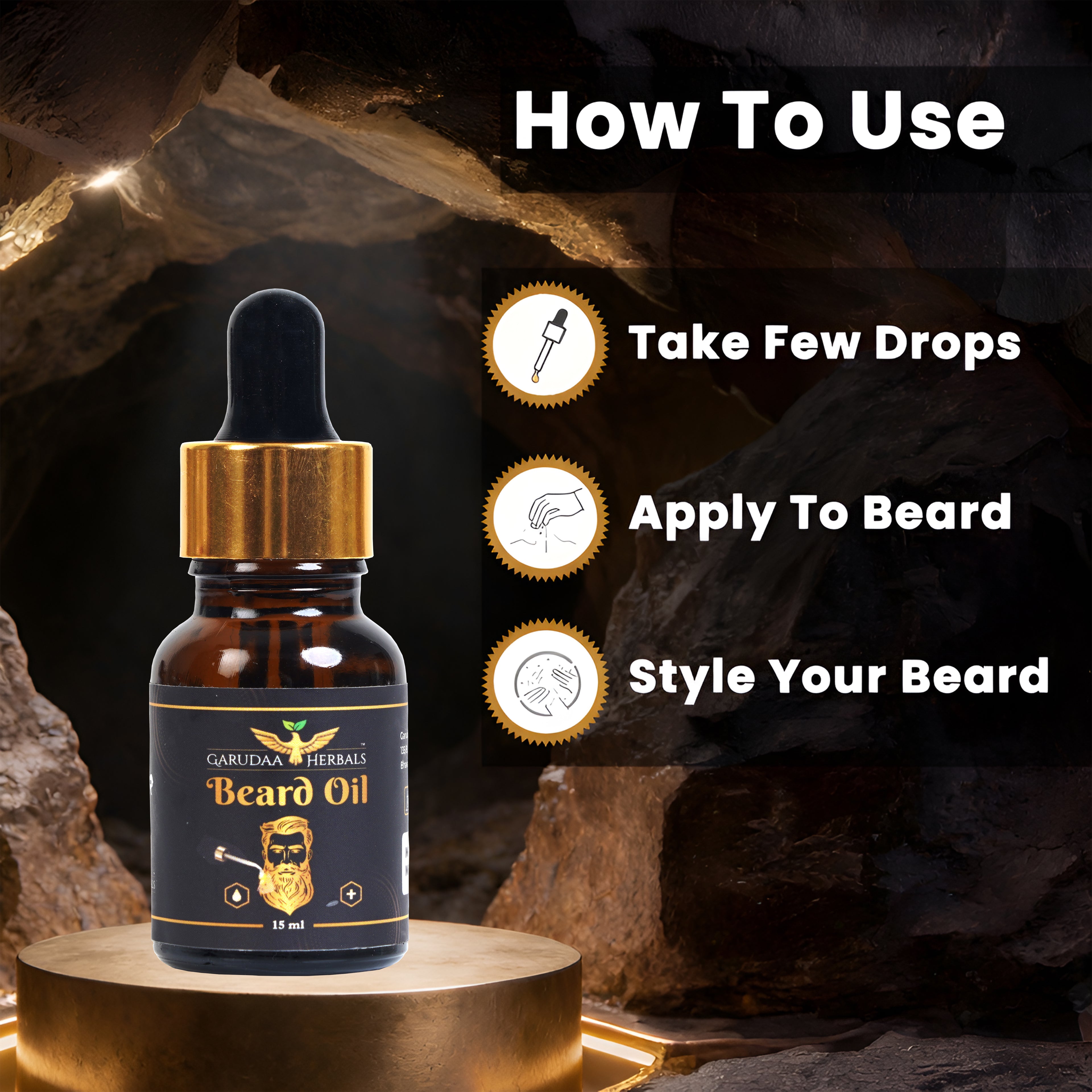 Herbal Beard Oil – Beard Nourishment & Growth Support