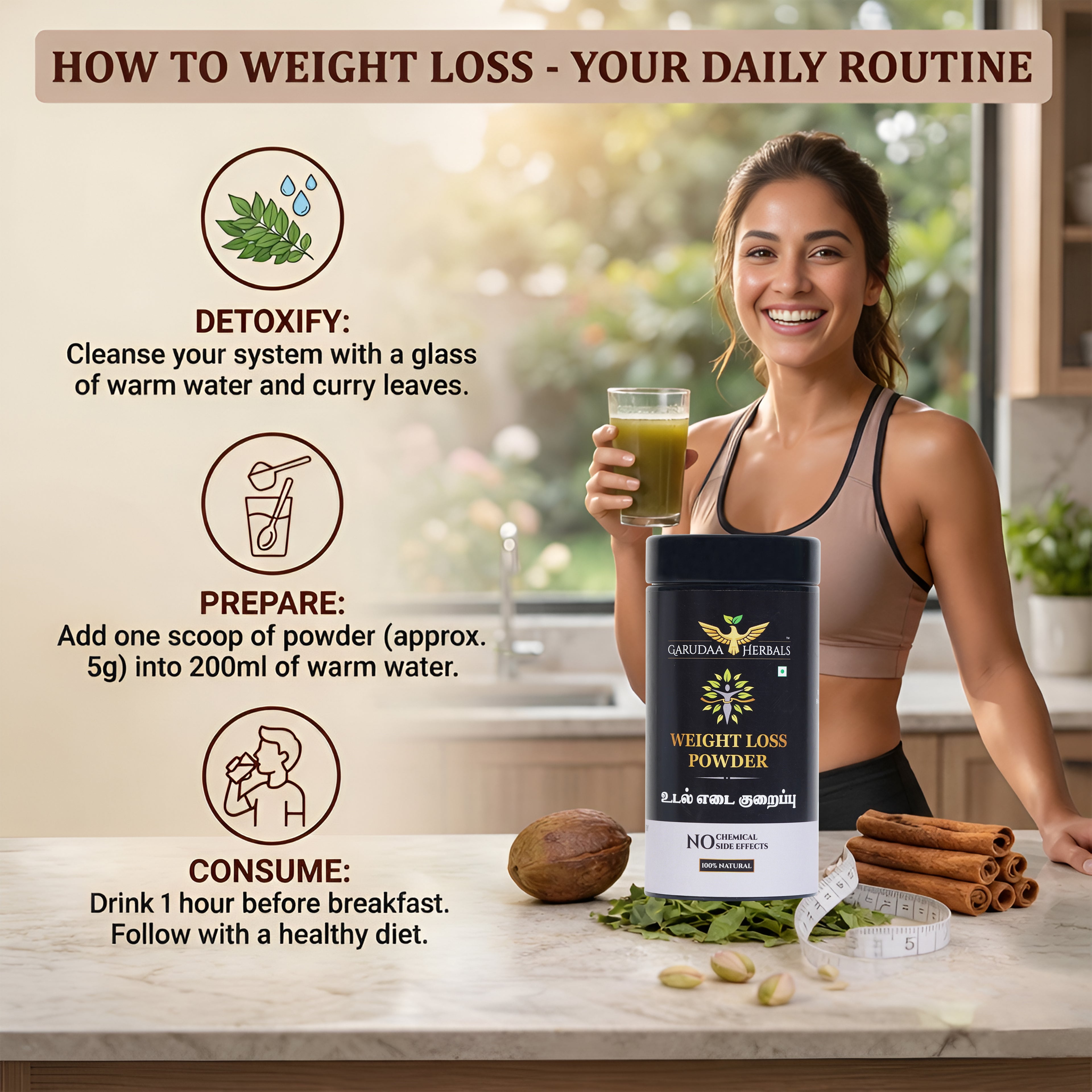 Ayurvedic Weight Loss Powder – Natural Metabolism Support