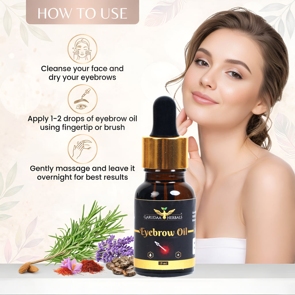 Herbal Eyebrow Oil – Brow Nourishment & Thickness Support