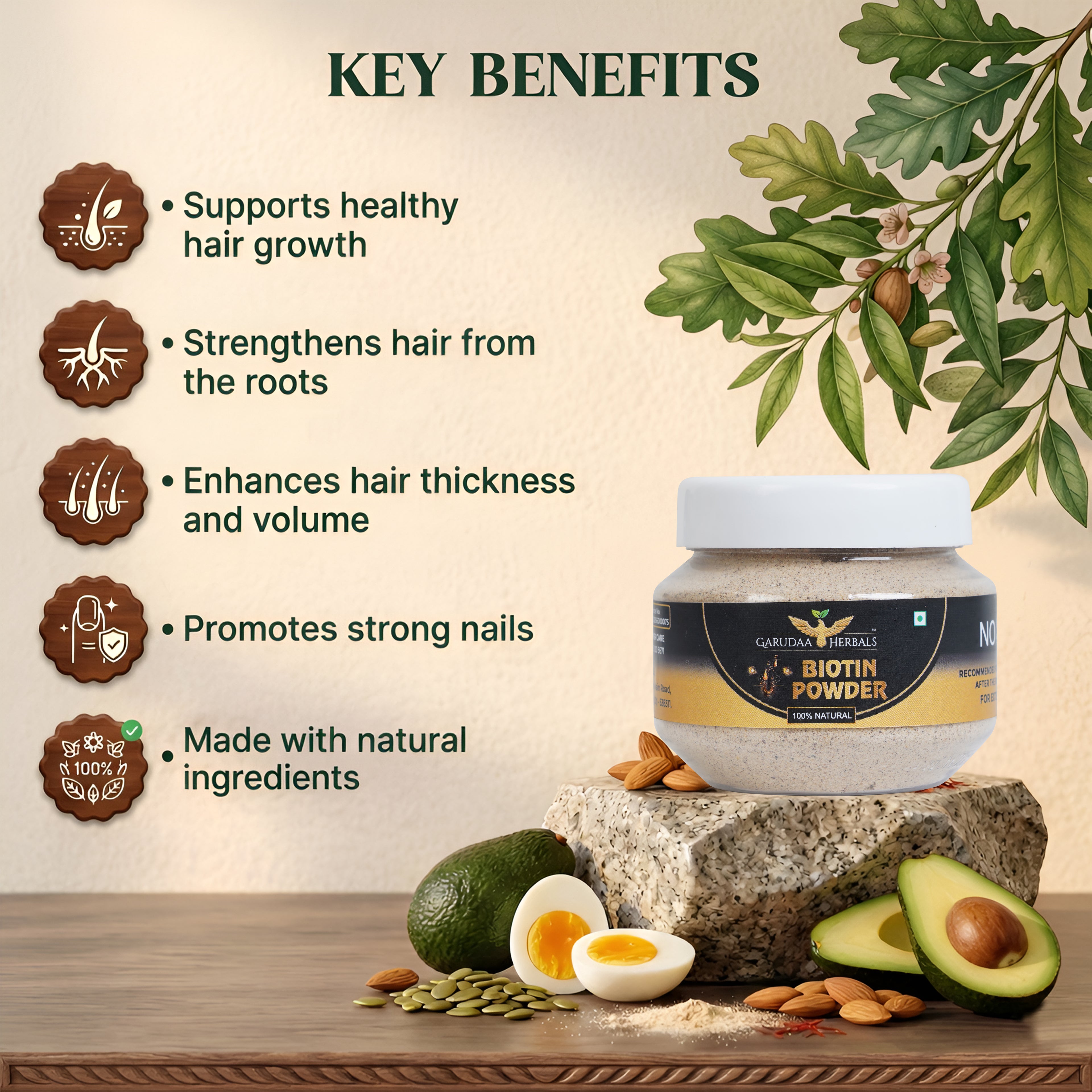 Biotin  Powder – Hair Growth & Wellness Support
