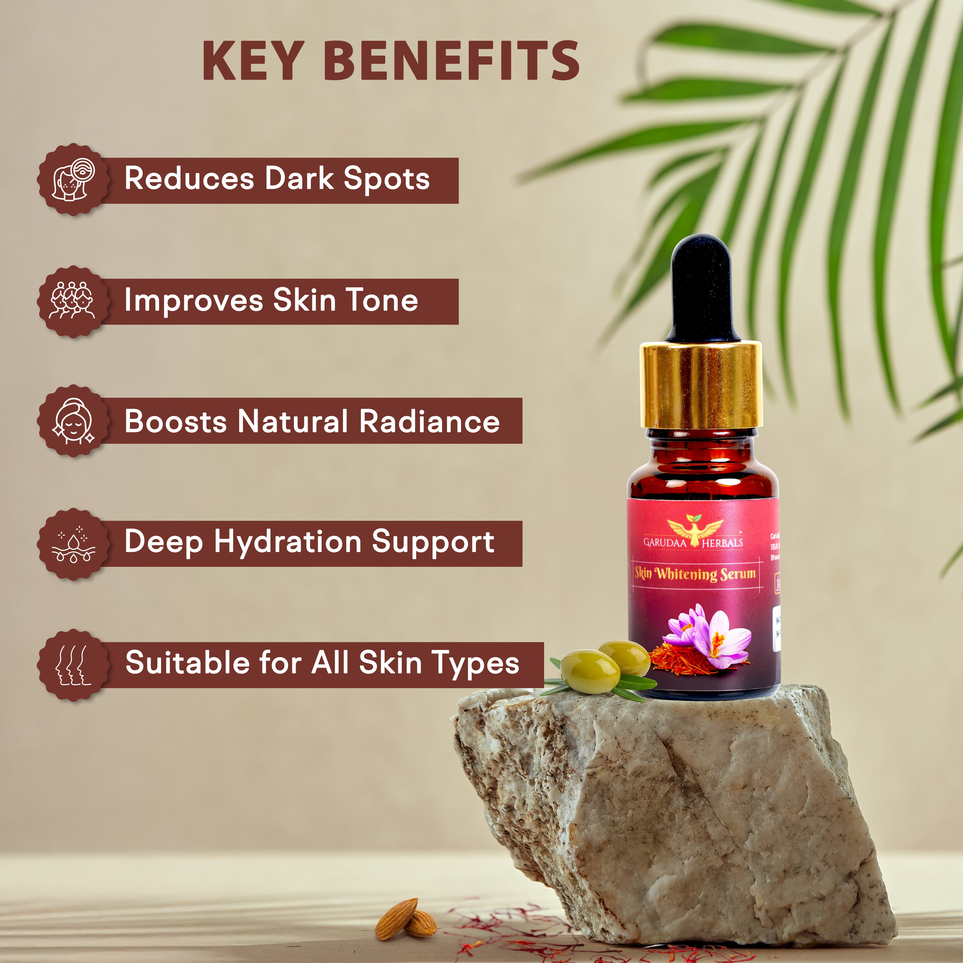 Herbal Skin Whitening Serum – Brightness & Glow Support