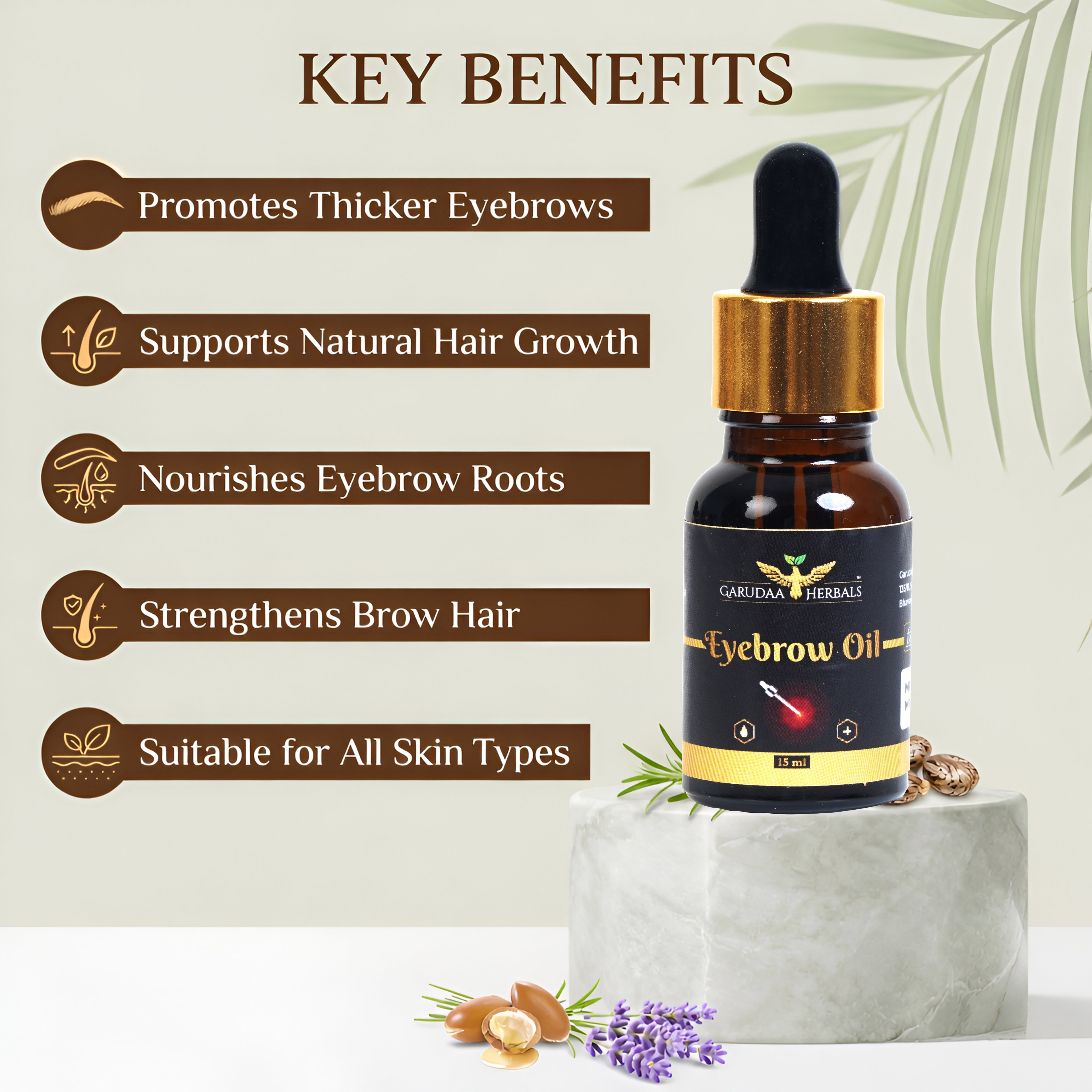 Herbal Eyebrow Oil – Brow Nourishment & Thickness Support