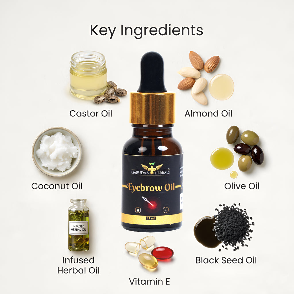 Herbal Eyebrow Oil – Brow Nourishment & Thickness Support