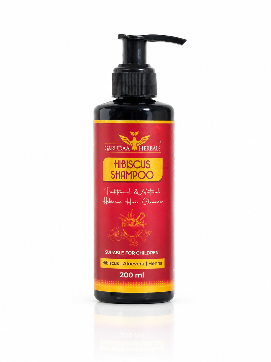 Hibiscus Herbal Shampoo – Strength, Shine & Scalp Care Support