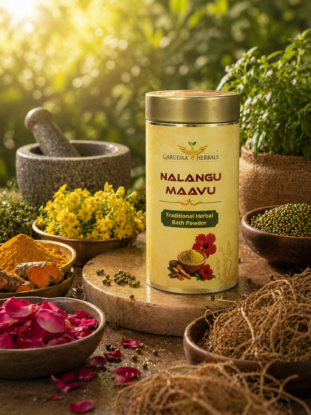 Nalangu Maavu – Traditional Herbal Bath Powder