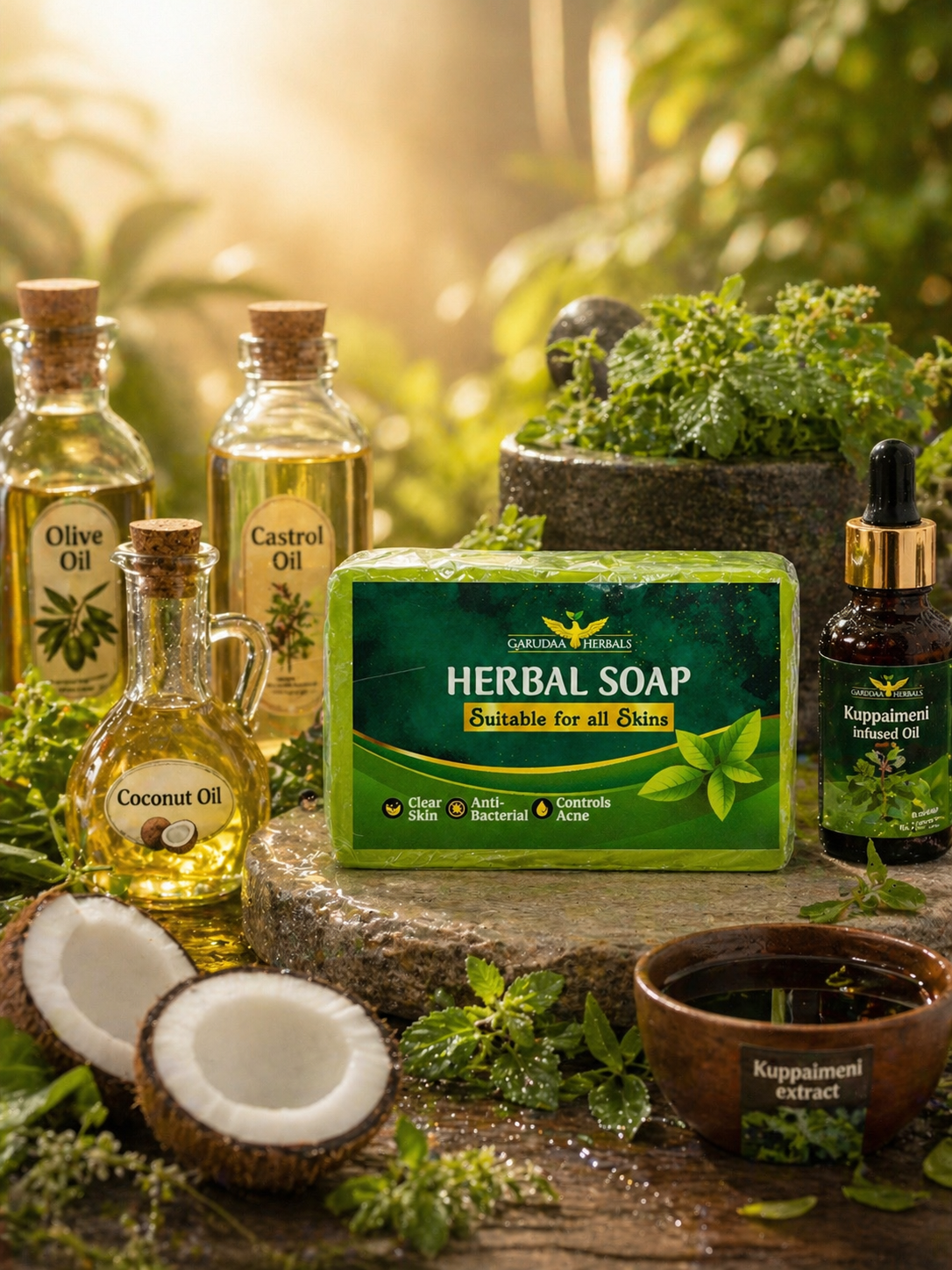 Kuppaimeni Herbal Soap – Natural Skin Cleansing & Care