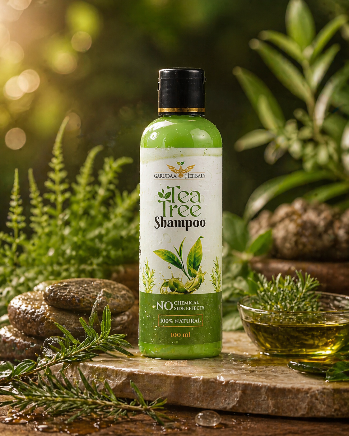 Tea Tree Herbal Shampoo – Scalp Freshness & Dandruff Care Support