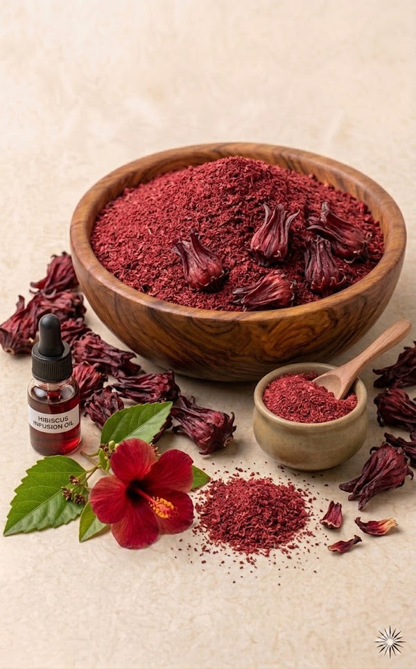 Hibiscus Flower & Leaf