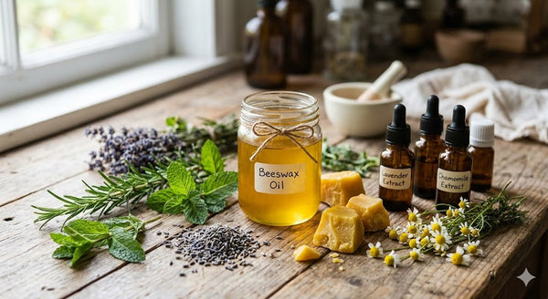 Beeswax Oil & Herbal Extracts