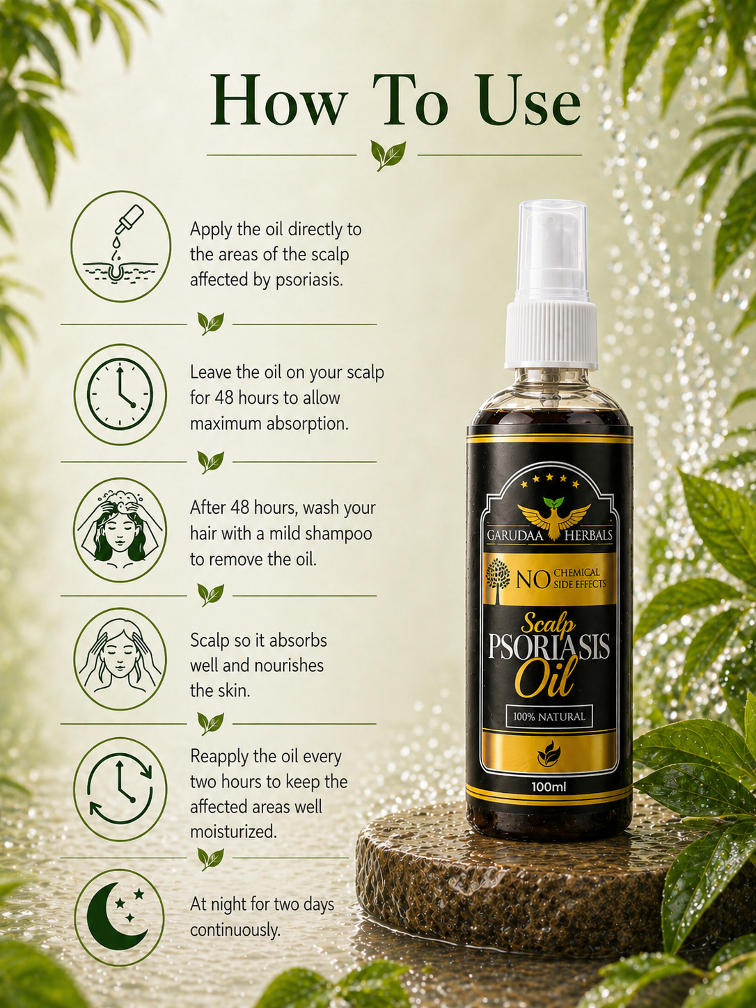 Scalp Psoriasis Herbal Oil – Scalp Comfort & Care Support