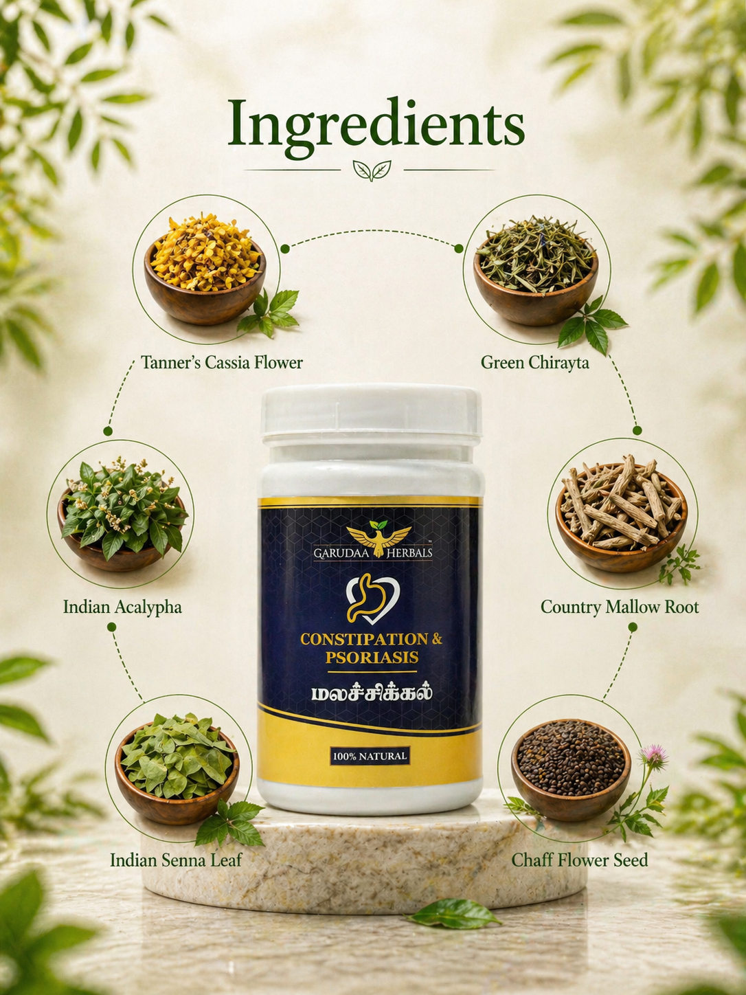 Constipation Relief Herbal Powder – Digestive Wellness Support