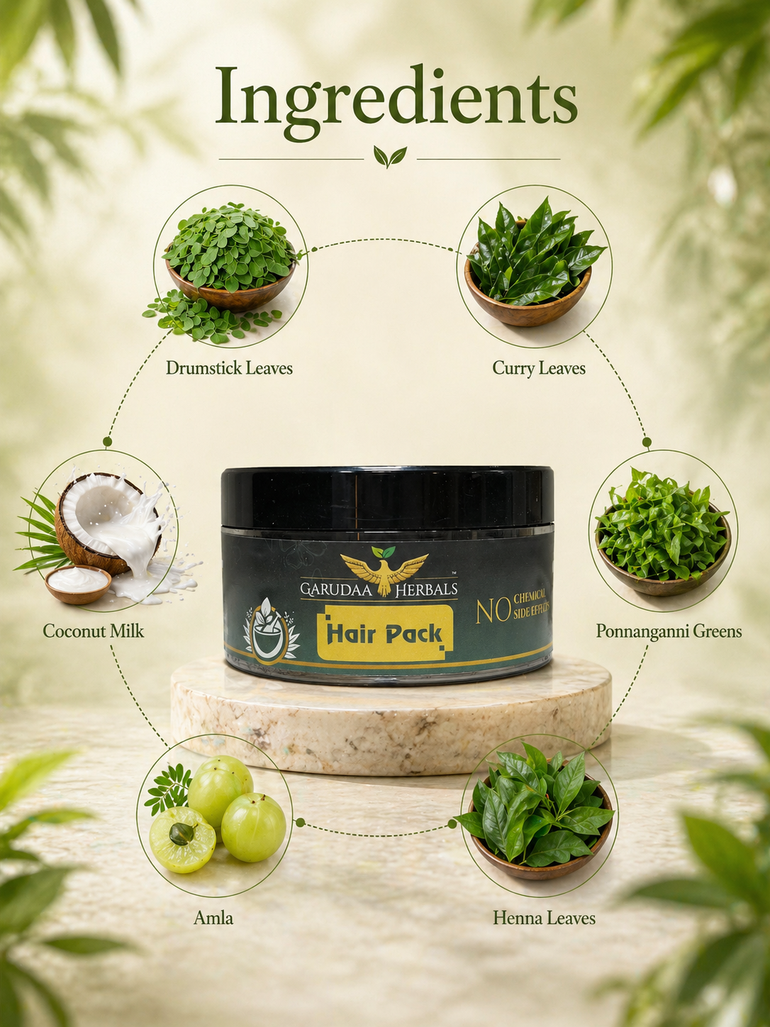 Herbal Hair Pack – Natural Nourishment & Hair Strength Support