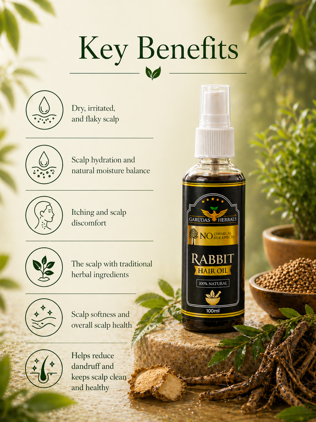 Scalp Psoriasis Herbal Oil – Scalp Comfort & Care Support