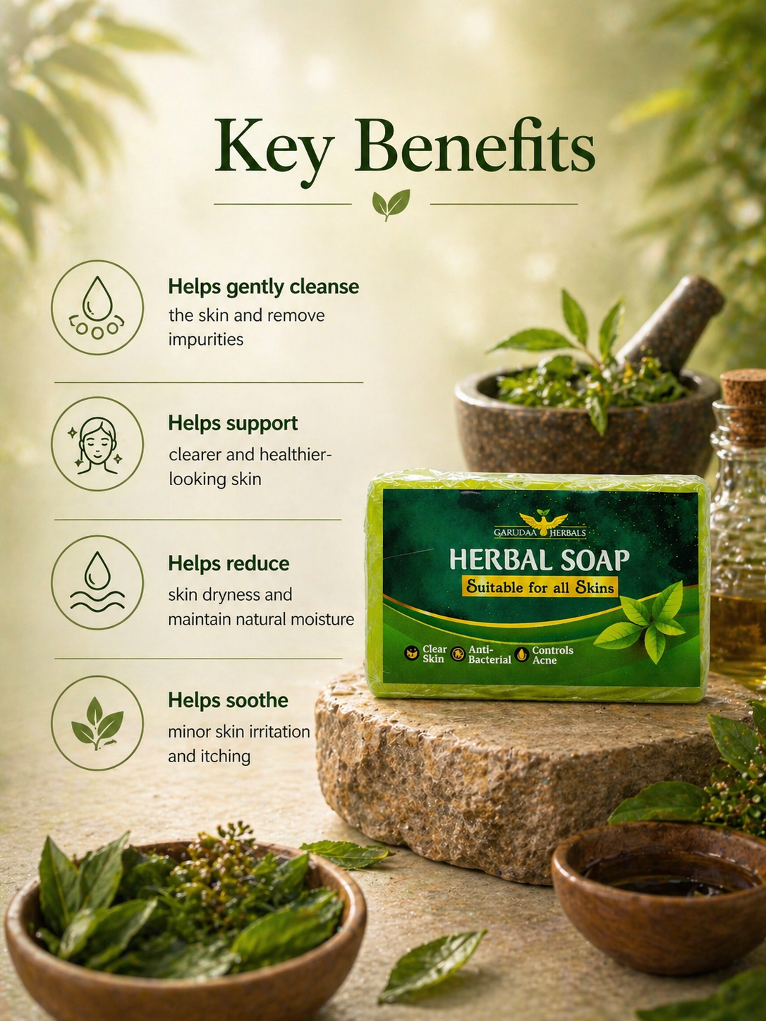 Kuppaimeni Herbal Soap – Natural Skin Cleansing & Care