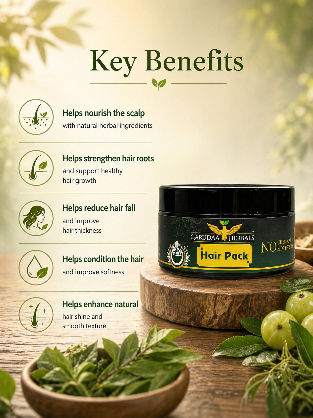 Herbal Hair Pack – Natural Nourishment & Hair Strength Support